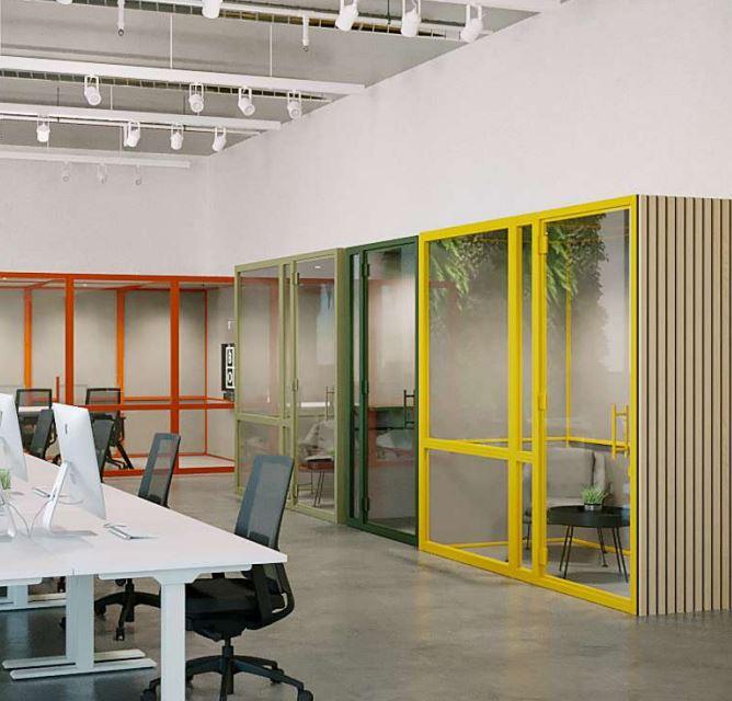 BOW Six modular office - KANTOORMEUBELS.ONLINE