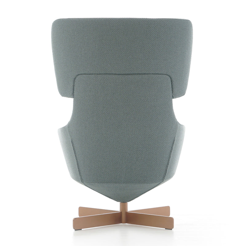 Deberenn, Hendrix, Deberenn Hendrix, David Fox, loungefauteuil, hoge rug fauteuil, privacy fauteuil, draaifauteuil, German Design Award, ontvangststoel, wachtruimte, hospitality, kantoorinrichting, projectinrichting