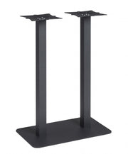 Kolomvoet onderstel voor tafel, H102cm , dubbel, maximale bladmaat 140x80cm