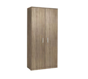 Manage-IT kast met twee deuren en metalen handgrepen en slot, kantoormeubilair