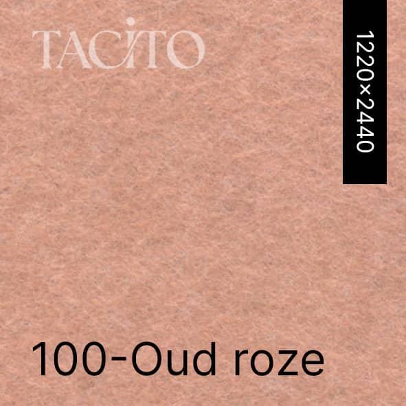 Kleur 100 Oudroze PET-vilt Tacito