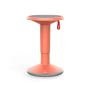 Oranje design kruk voor kantoor of thuiswerkplek, modern en ergonomisch kantoormeubilair