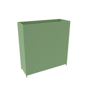 Hoge plantenbak 124cm, 120cm breed, in RALkleur 6021