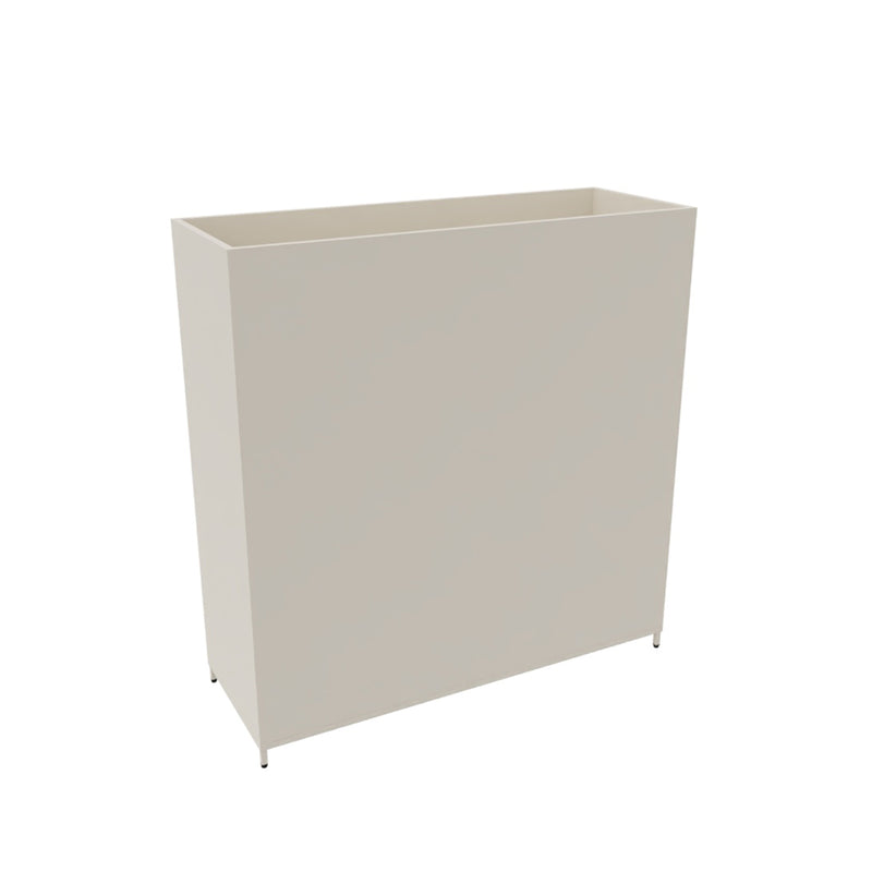 Hoge plantenbak 124cm RAL9001
