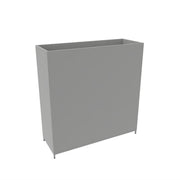 Hoge plantenbak 124cm, RAL9006 Aluminium