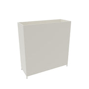 Flexwall plantenbak rechthoek wit, 124cm hoog, 120cm breed