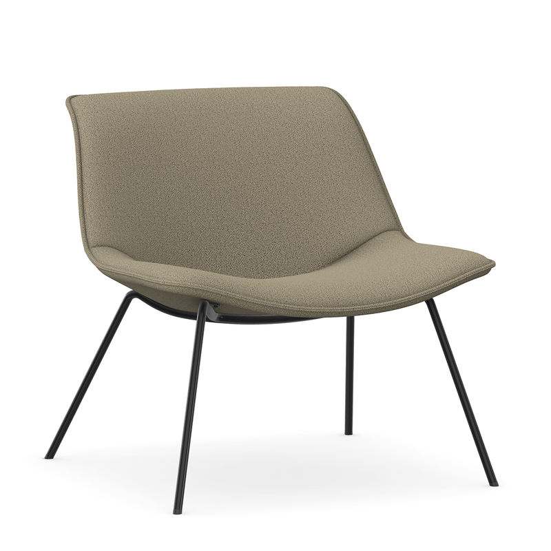 Fauteuil Shuffle Lounge / Interstuhl / geheel gestoffeerd in Yoredale - KANTOORMEUBELS.ONLINE