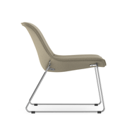 Fauteuil Shuffle Lounge / Interstuhl / sledeframe / zijaanzicht