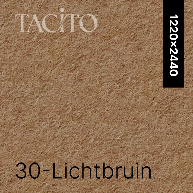 Kleur 30 Lichtbruin PET-vilt Tacito