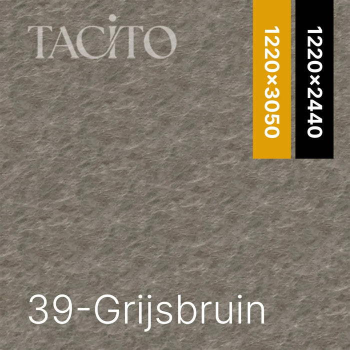 Kleur 39 Grijsbruin PET-vilt Tacito