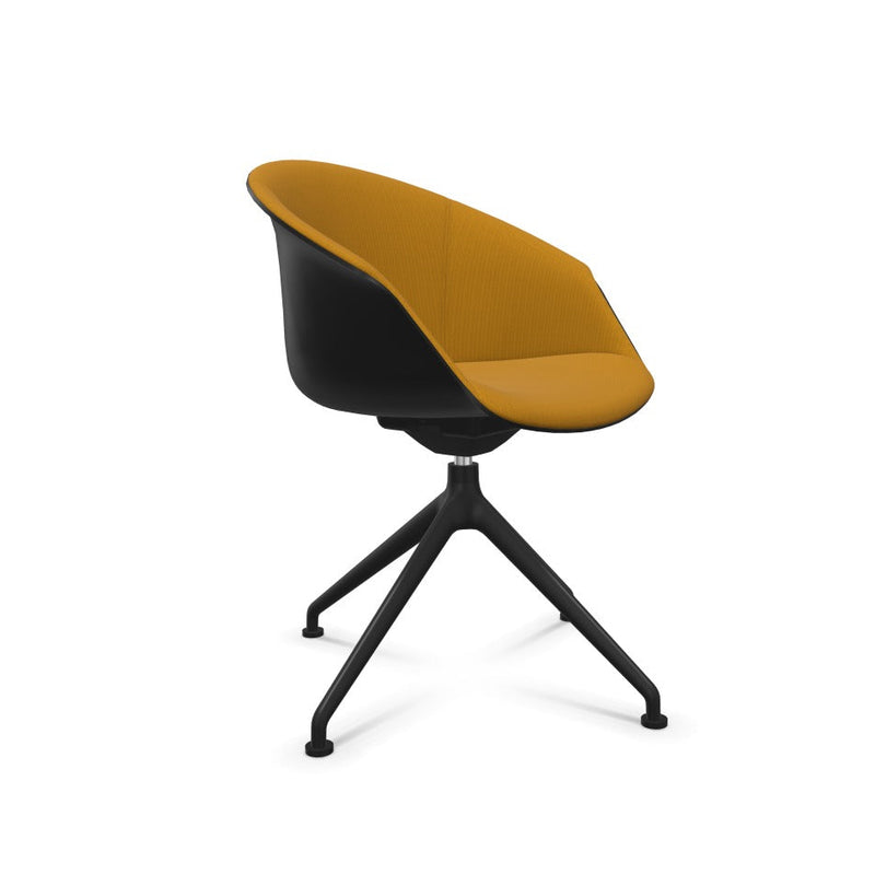 Vergaderstoel Shuffle / vierteens draaibaar / Interstuhl