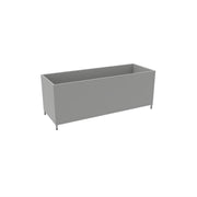 Lage plantenbak Flexwall RAL9006 grijs