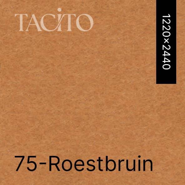 Kleur 75 Roestbruin PET-vilt Tacito