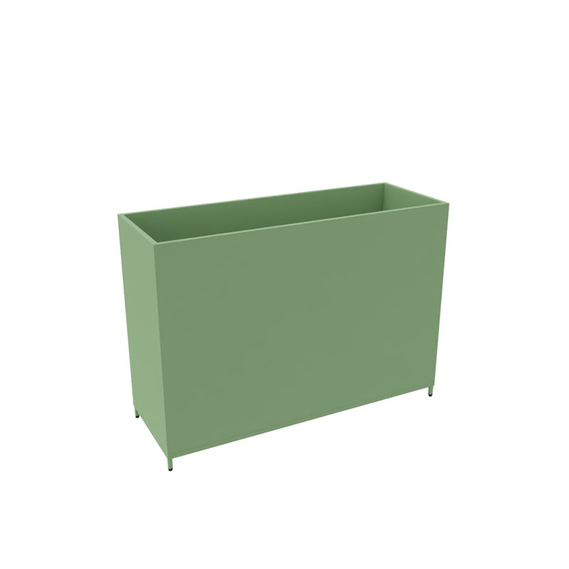 Plantenbak Flexwall in groen, RAL6021, H85cm, B120cm - KANTOORMEUBELS.ONLINE