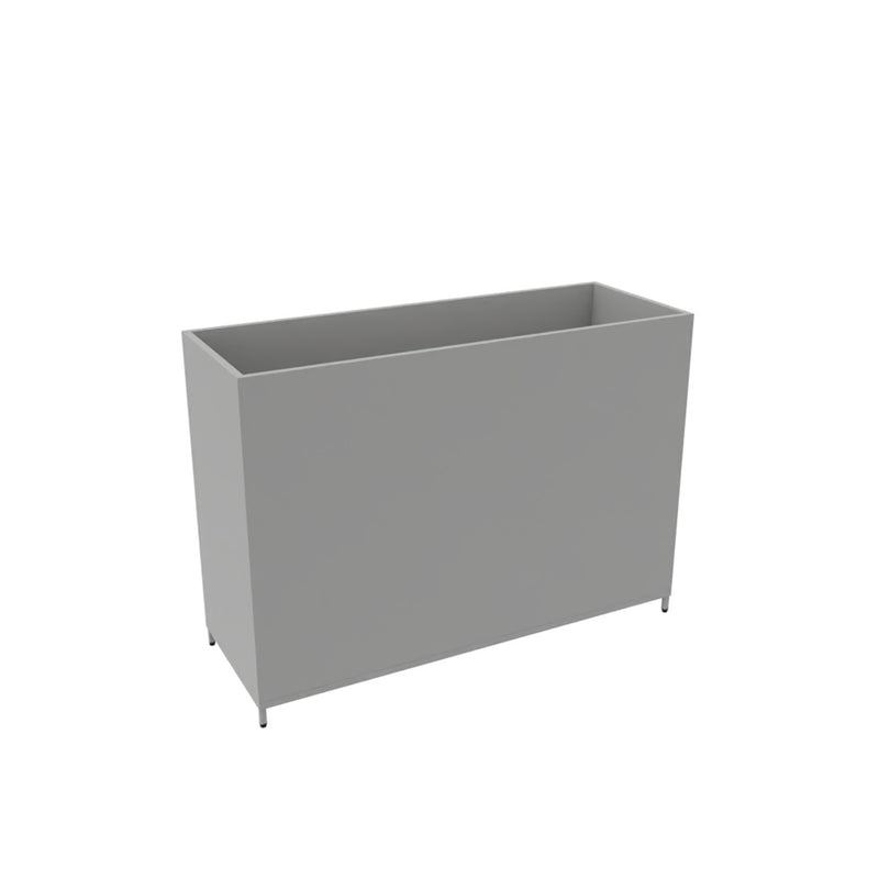 Flexwall plantenbak H85cm, grijs, rechthoekig