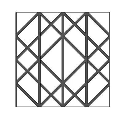 Akoestisch muurpaneel PET-vilt Accent 8 patronen / 48 kleuren