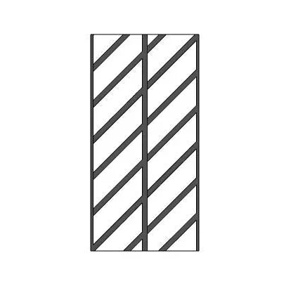 Akoestisch muurpaneel PET-vilt Accent 8 patronen / 48 kleuren