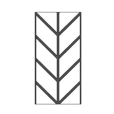 Akoestisch muurpaneel PET-vilt Accent 8 patronen / 48 kleuren