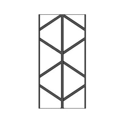 Akoestisch muurpaneel PET-vilt Accent 8 patronen / 48 kleuren