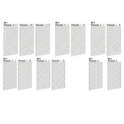 Patronen Accent paneel - AP1 t/m AP8