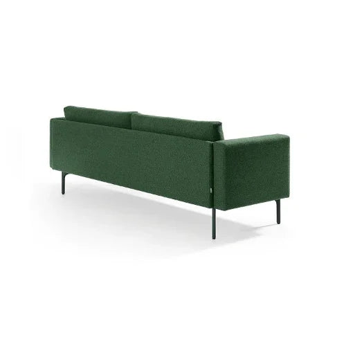 Groene designbank Arris Artifort met metalen poten, geschikt voor kantoorinrichting