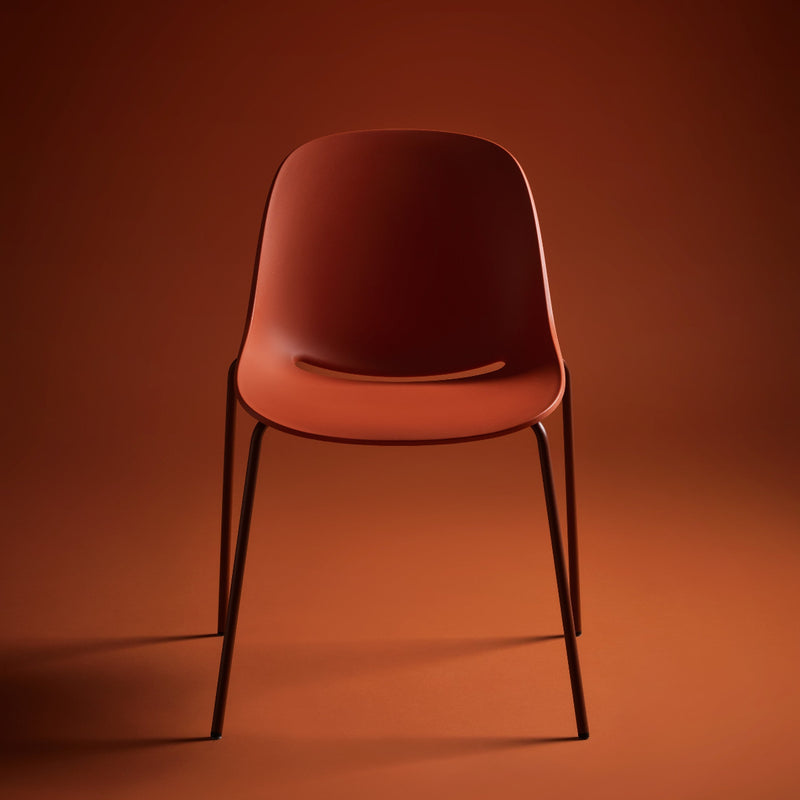 Artifort Beso Circulo stoel zonder armleggers in de kleur Burned Orange