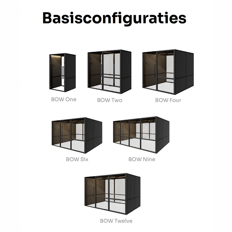 BOW Six vergaderruimte / 4 tot 6-persoons