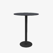 Ronde bistro statafel 70x70 cm, zwarte design kantoortafel, geschikt voor vergaderruimte