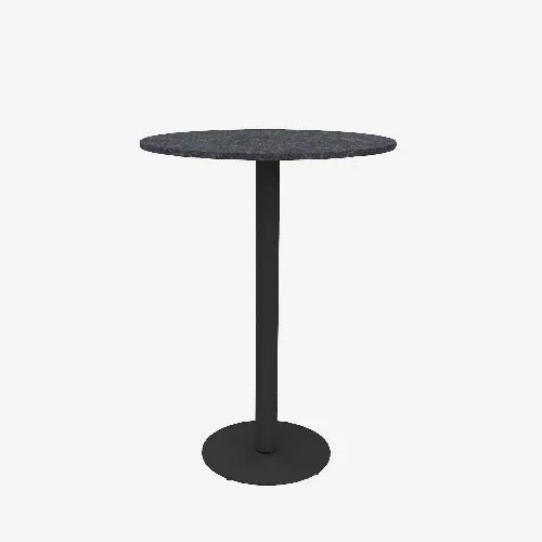 Ronde bistro statafel 70x70 cm, zwarte design kantoortafel, geschikt voor vergaderruimte