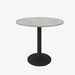 Bistro tafel rond white denim