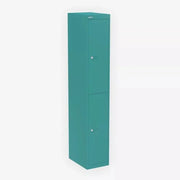Turquoise lockerkast met twee deuren, kantoormeubilair voor werkplekinrichting