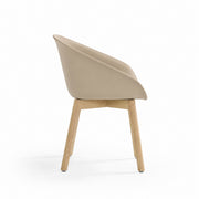 Stoel Artifort Beso CIRCULO - zijaanzicht vierpoot beige