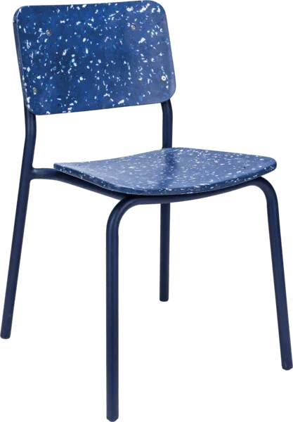 stoel CODE blauw, geschikt voor moderne kantoorinrichting
