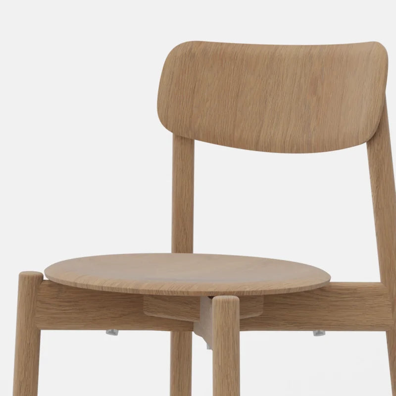 Lande Modi Wood, Modi Wood stoel, houten vergaderstoel, eiken vergaderstoel, Lande houten stoel, Modi Wood prijs, Modi Wood kopen, stoel houten rug, stoel eikenfineer, Lande dealer