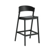 Cover Bar Stool Black Refine Leather Black
