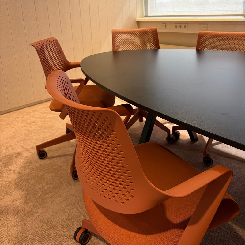 Bureau-vergaderstoel PC-V14 Pro in de kleur Rusty Orange