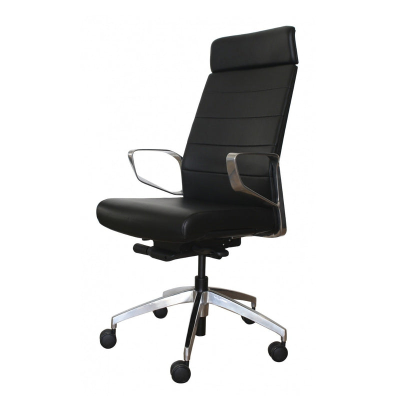 Bureaustoel Directie 605 echt leder