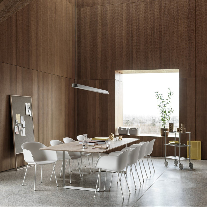 Stoel Muuto Fiber / met armleggers / 5 kleuren