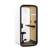 Framery One met wit exterieur en beige interieur