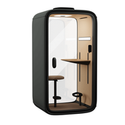 Belcel FRAMERY ONE, met zwarte buitenkant en taupe interieur
