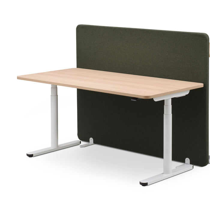 Halo Solo bureau met vrijstaande wand