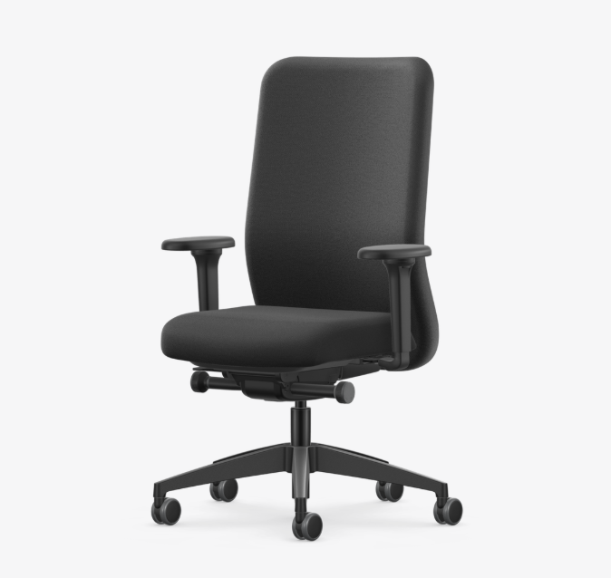 Se7en Iris LX134 Premium zwart – ergonomische NPR 1813 bureaustoel - KANTOORMEUBELS.ONLINE