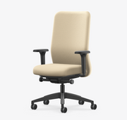 Se7en Iris LX134 Premium beige – ergonomische NPR 1813 bureaustoel - KANTOORMEUBELS.ONLINE