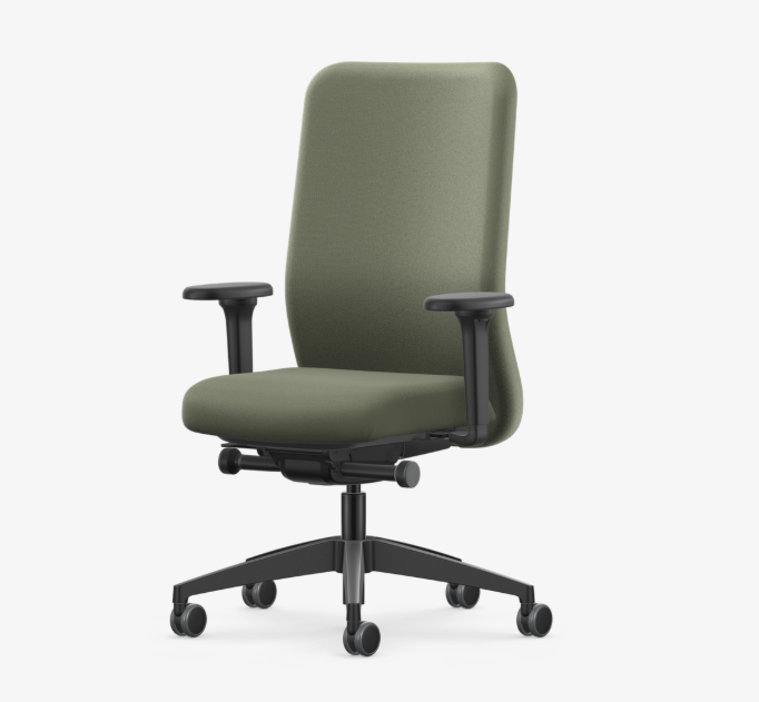 Se7en Iris LX134 Premium groen – ergonomische NPR 1813 bureaustoel - KANTOORMEUBELS.ONLINE