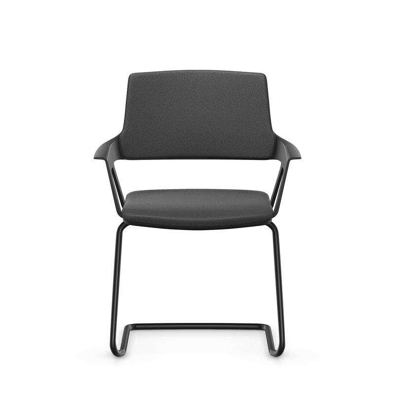 bezoekersstoel LX007 met sledeframe