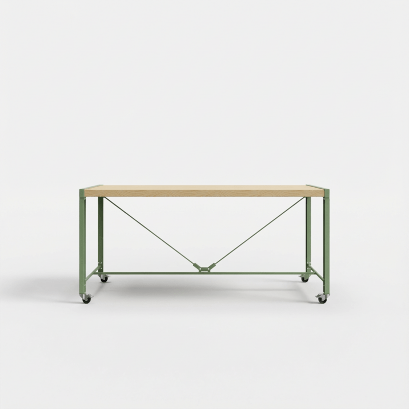 Lande Atelier tafel op wielen