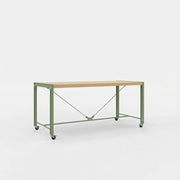Lande Aterlier tafel op wielen