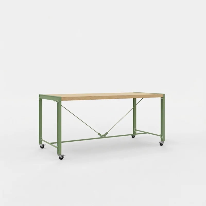 Lande Aterlier tafel op wielen