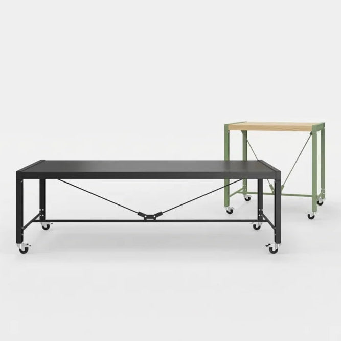 Lande Atelier tafels met wielen