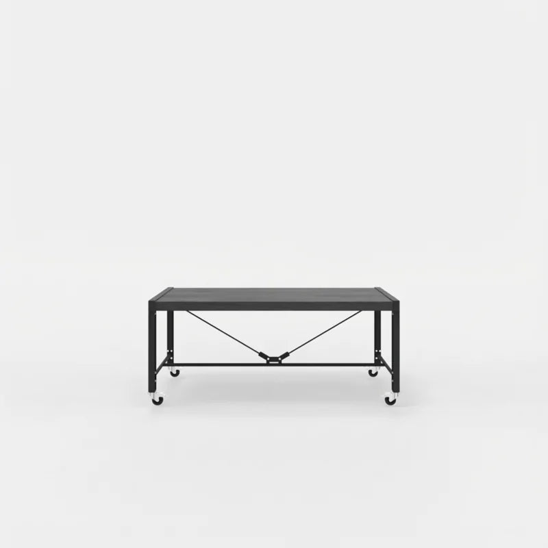 Lande Atelier - zwarte tafel met wielen